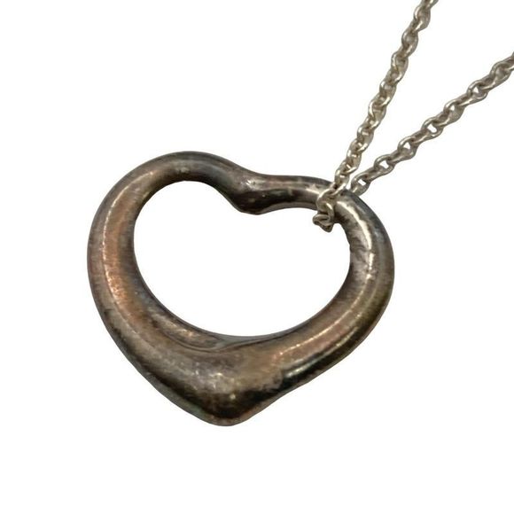 Tiffany & Co Necklace In Silver With Open Heart